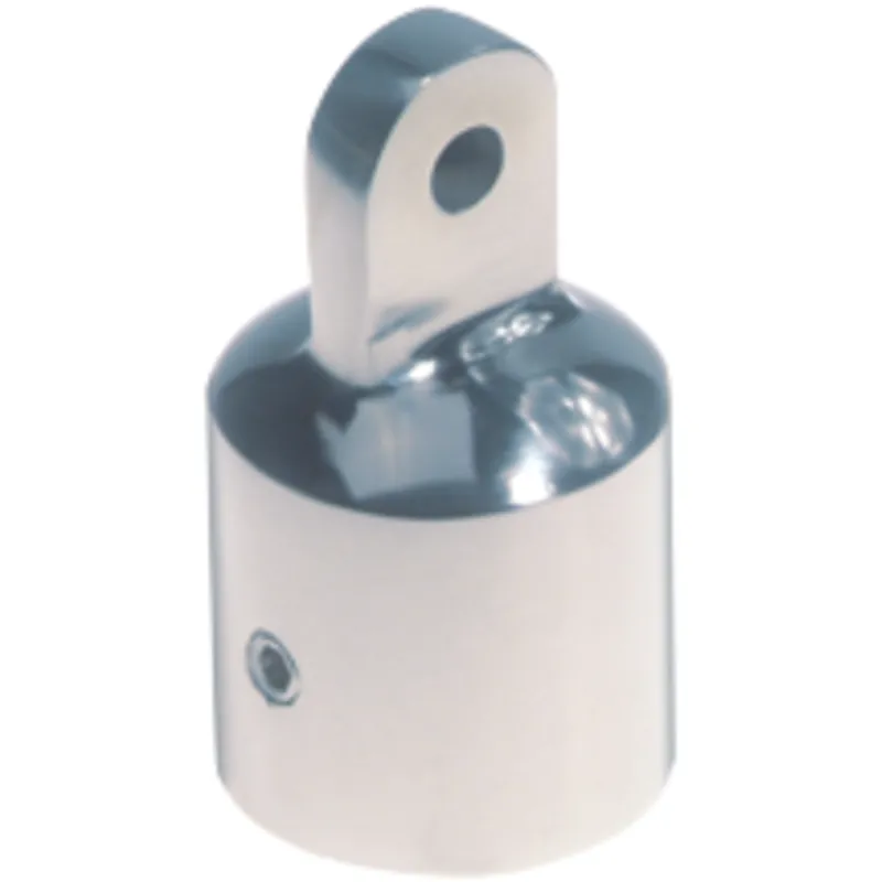 Niro Verdeckbeschlag-Endkappe, Ø22,25mm, Verbindung Ø6,3mm