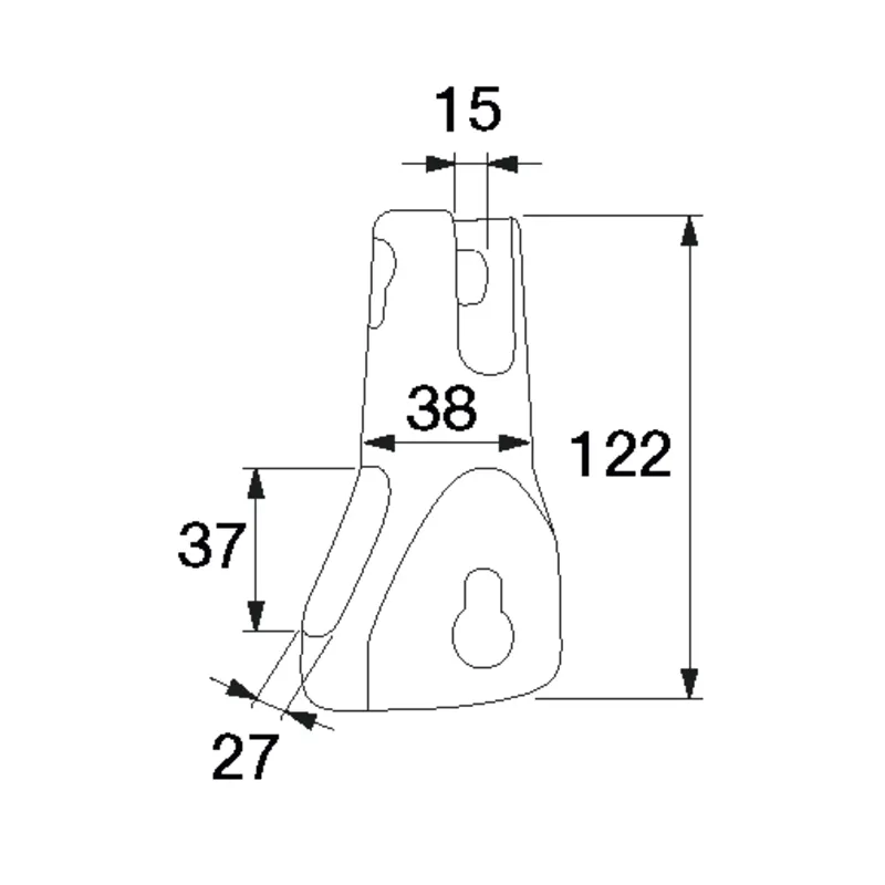 Ankerkettingverbinder wartelend Ø10-12 ketting