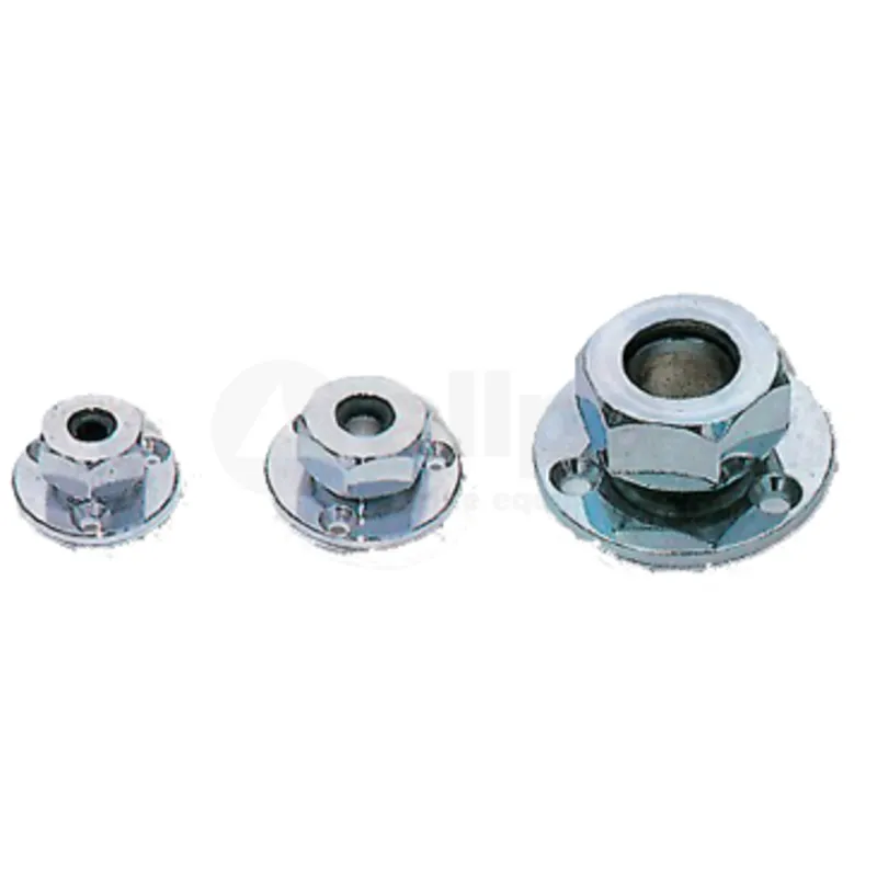 Messing-Verchromte Wasserdichte Kabeldurchführung, Kabel Ø6mm (Rändermutter)