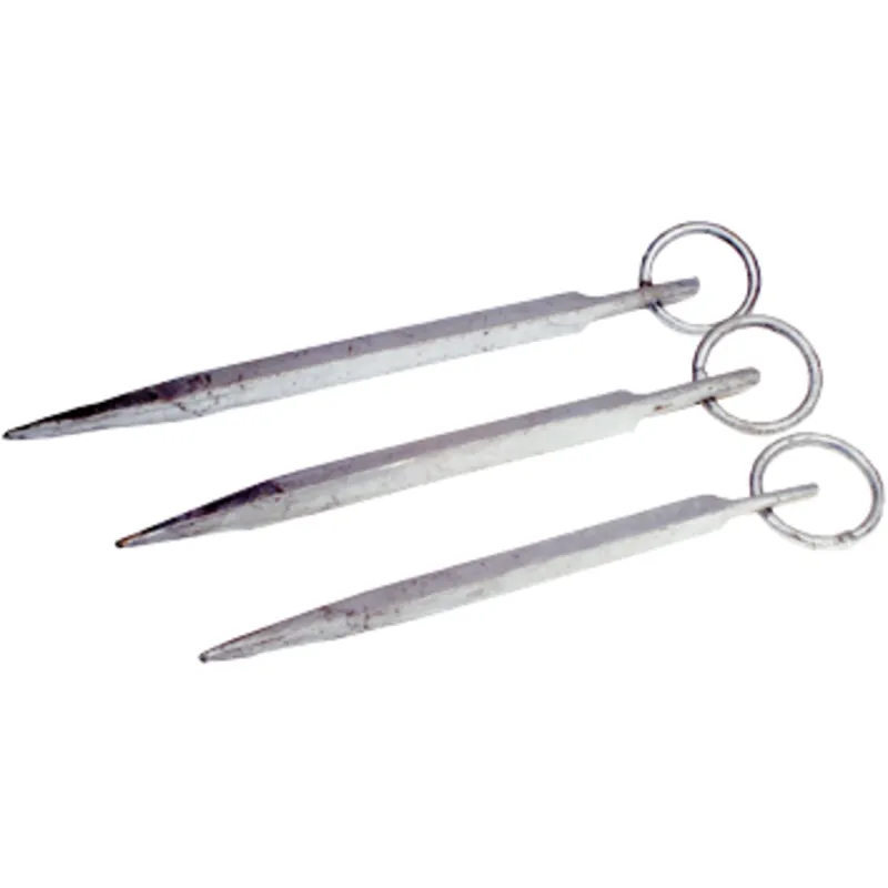 Feuerverzinkter Anlege-Pflock mit Ring, L=315mm, Ø15mm