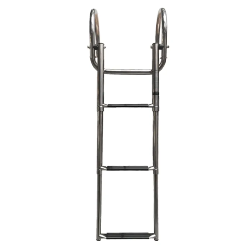 Niro Teleskopische Badeleiter 'Prince' für Badeplattform; 4+1 Ovale Stufen