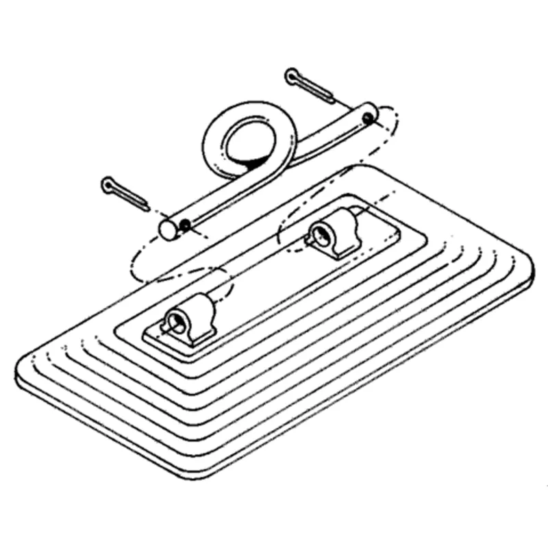 Selbstschließende "Snap" Davits für Neopren- und Pvc-Schlauchboote