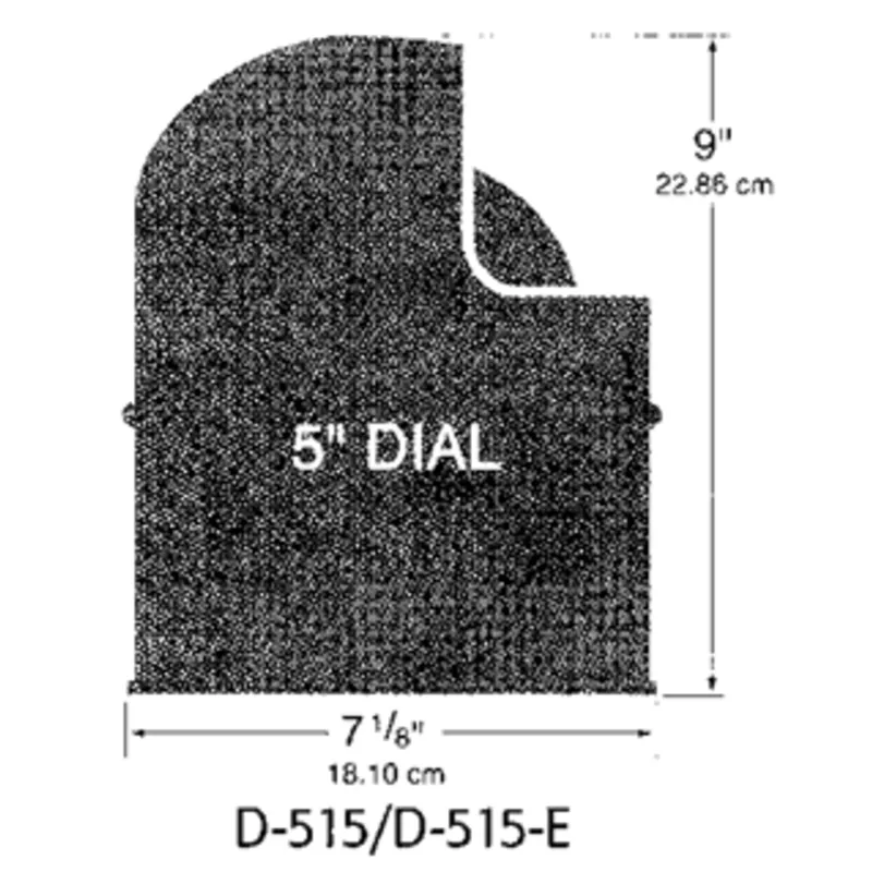 Ritchie Kompass 'Globemaster D-515-B', 12/24/32v, Aufbau, Ø127mm/2 Of 5°, Schwarz (Motor)