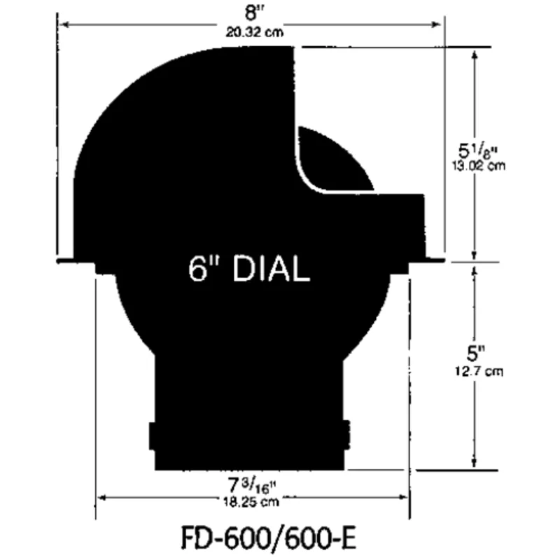 Ritchie Kompass 'Globemaster Fd-600-Ep', 12/24/32v, Einbau, Ø152,4mm/2 Of 5°, Niro (Segel)