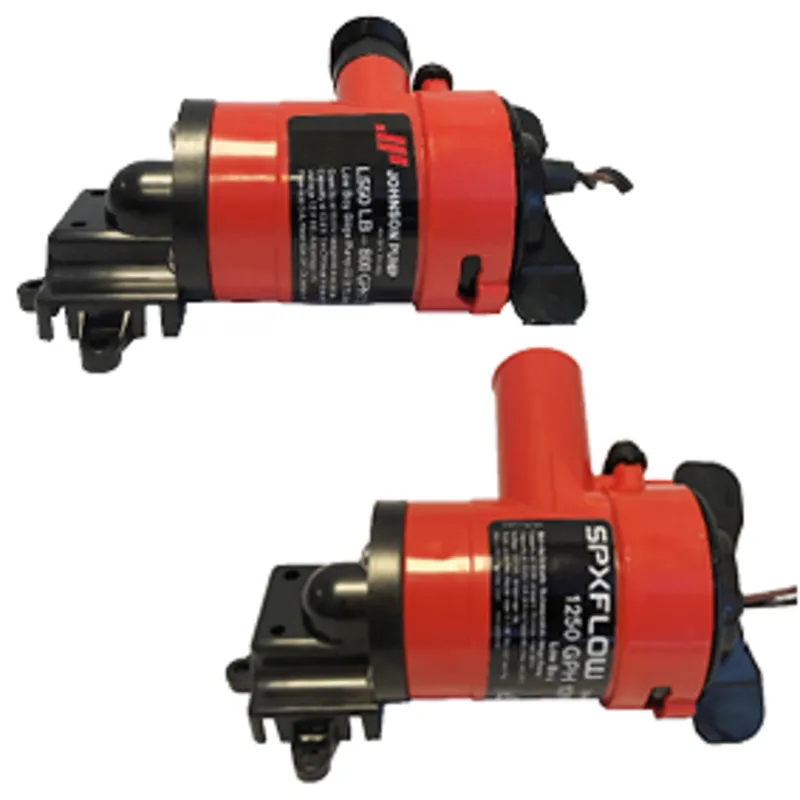 Johnson Pump Low Boy Bilgepumpe (Cartridge Typ) L550, 12v/3a, 50l/Min, Schlauchanschluss 3/4"