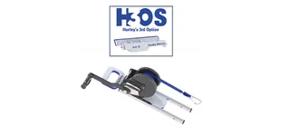 Hurley H3OS Davit mit Handwinde