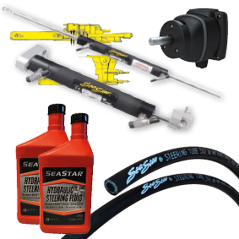 Seastar Hydraulische Z-Antriebsteuerung mit Tilt Steuerkopf für Mercruiser Usw. (mit Servolenkung)