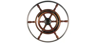 allpa Klassisches Mahagoni Steuerrad 'Typ 3'