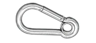 Niro Karabinerhaken mit Öse