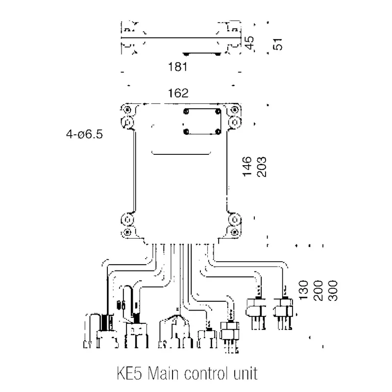 NHK MEC KE-5+ Kabelbaum nur für Schaltung, 5m (NM0640-05)