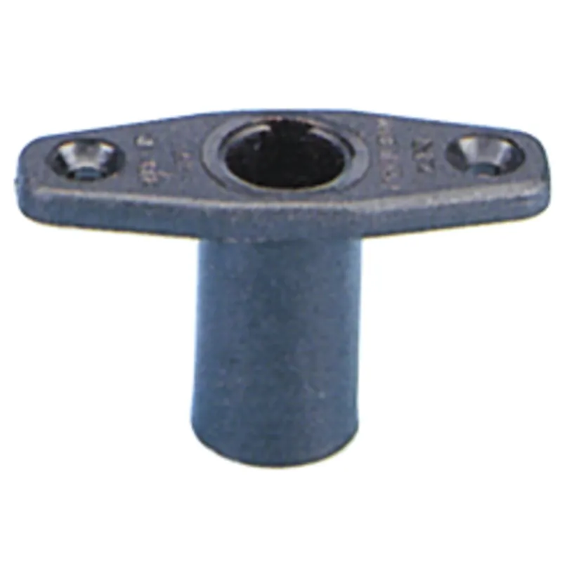 Kunststoff Tülle, Zum Einstecken, Ø17mm, Schwarz