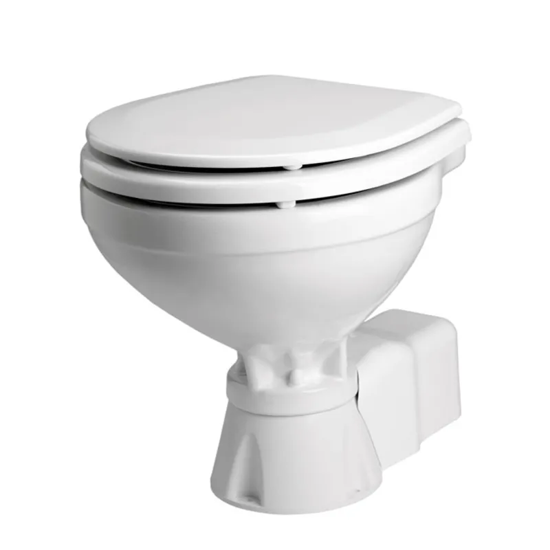 Johnson Pump Aquat Silent-Electric Toilette, 24v/7a, Kompakte Schüssel