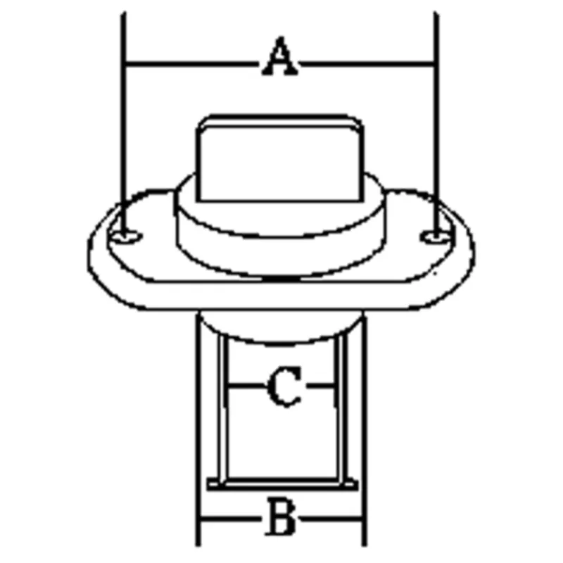 Niro Lenzstecker mit Stecker aus Kunststoff