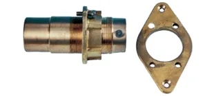 allpa Wassergeschmierten Bronze Außenlager mit Flansch, aubschraubbar