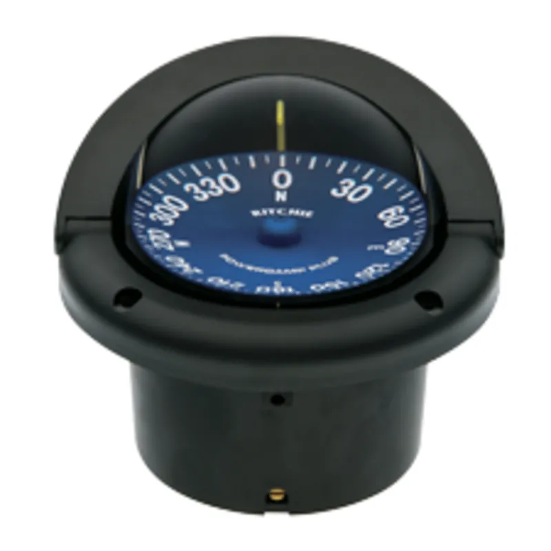 Ritchie Kompass Modell 'Supersport Ss-1002', 12v, Einbaukompass, Rose Ø93,5mm/5°, Schwarz