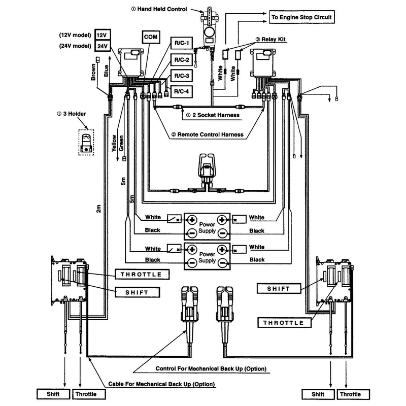 Nhk Mec Relaissatz Notstoppschalter 12v (Nm0542-42)