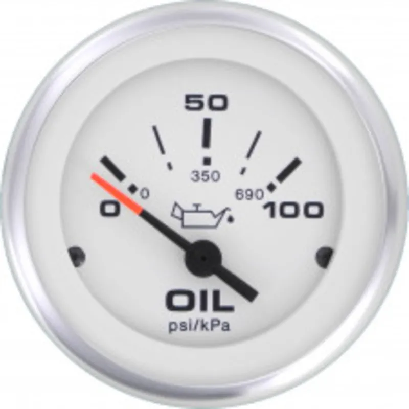 Lido Pro Öldruckanzeiger 0-100psi (Sw)
