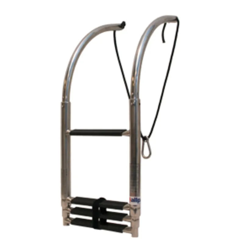 Teleskopische Niro 4-Stufen Badeleiter für Schlauchboot