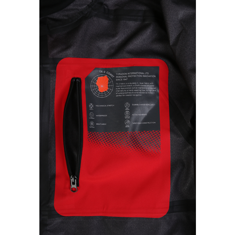 Typhoon Performance Coastal Jacke Gr.XXL - Rot