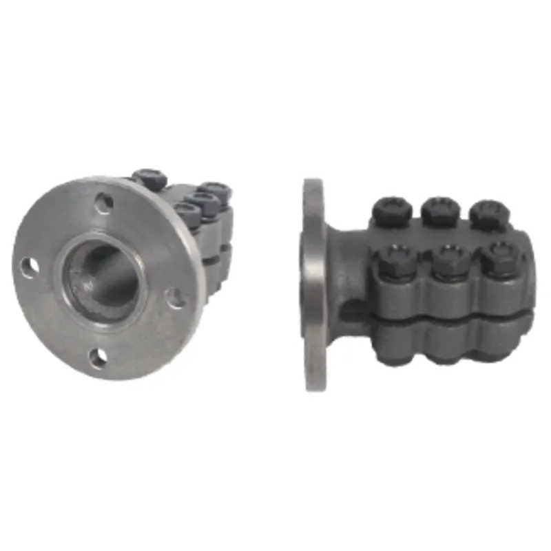 Stáhlerner Klemmflansch mit Zentrierrand, Ø25mm-Welle, Zentrierrand Ø50mm, Lochkreis Ø78mm (Yanmar)