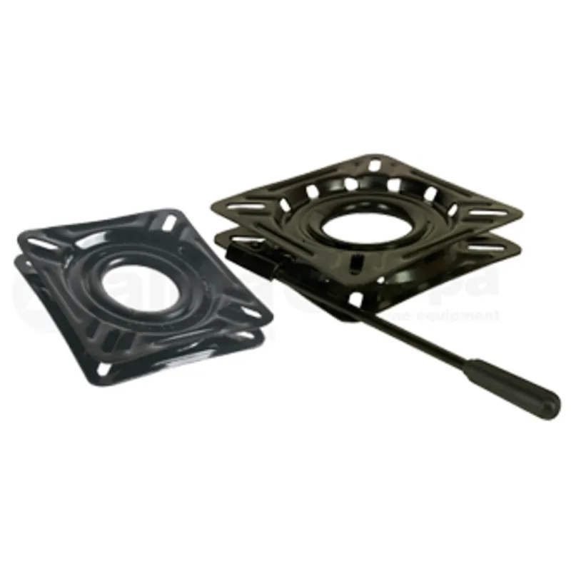 Lackierte Stählerne Drehscheibe mit Lock, Schwarz