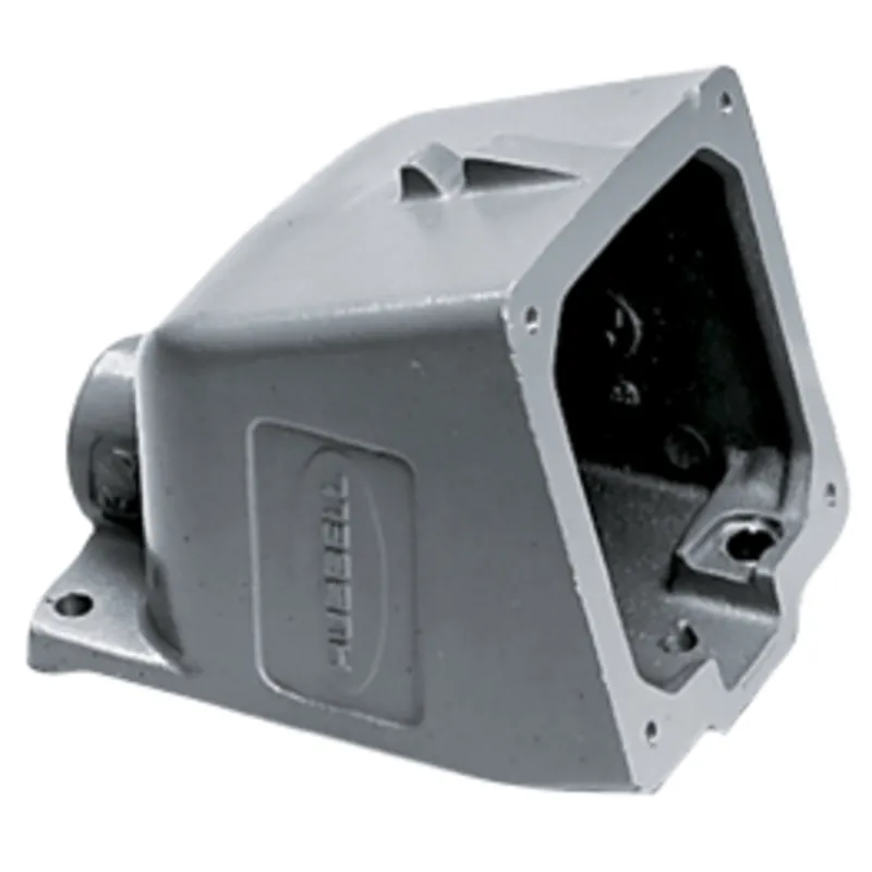 Cee-32a aufbaugehäuse für Wandeinbaustecker (9089322), Aluminium, Ip67