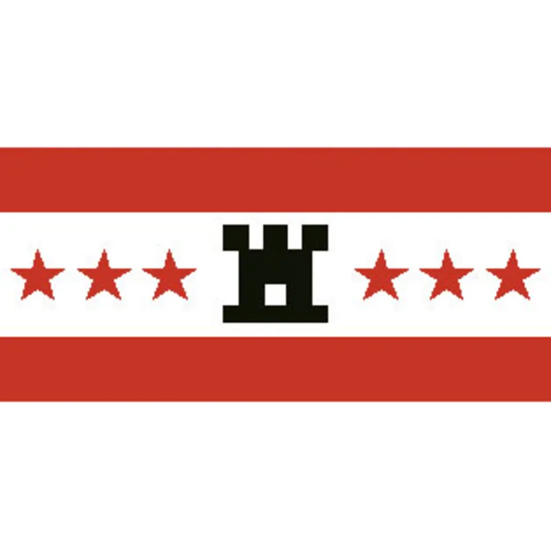 Drenthe Flagge 20x30cm