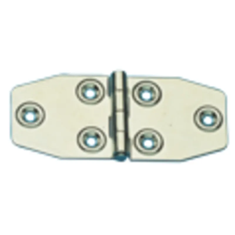 Niro Scharnier, 102x45mm, Ø5mm