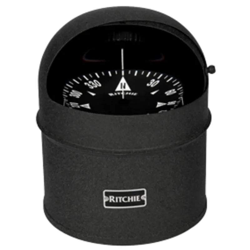 Ritchie Kompass 'Globemaster D-615-B', 12/24/32v, Aufbau, Ø152,4mm/2 Of 5°, Schwarz (Motor)