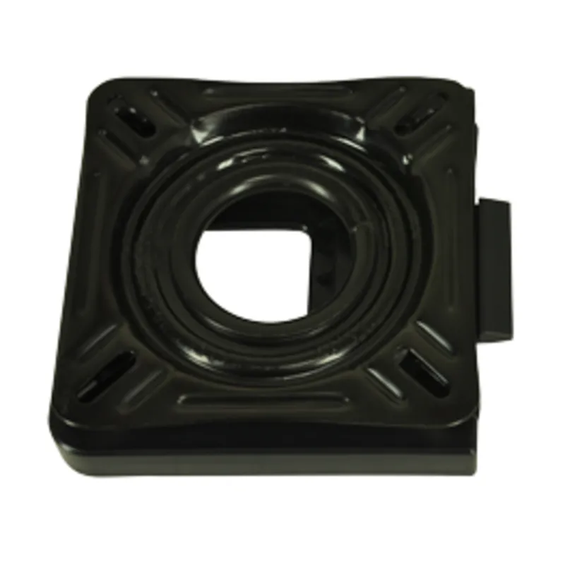 Abnehmbare Lackierte Stählerne Drehscheibe (360°) Ohne Lock, Schwarz