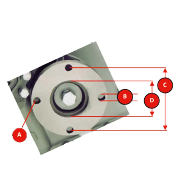 Hydradrive Adapter für Staudrucklager Ø45mm In Kombination mit Klemmbuchse 099797, für Modell Hd-125/130