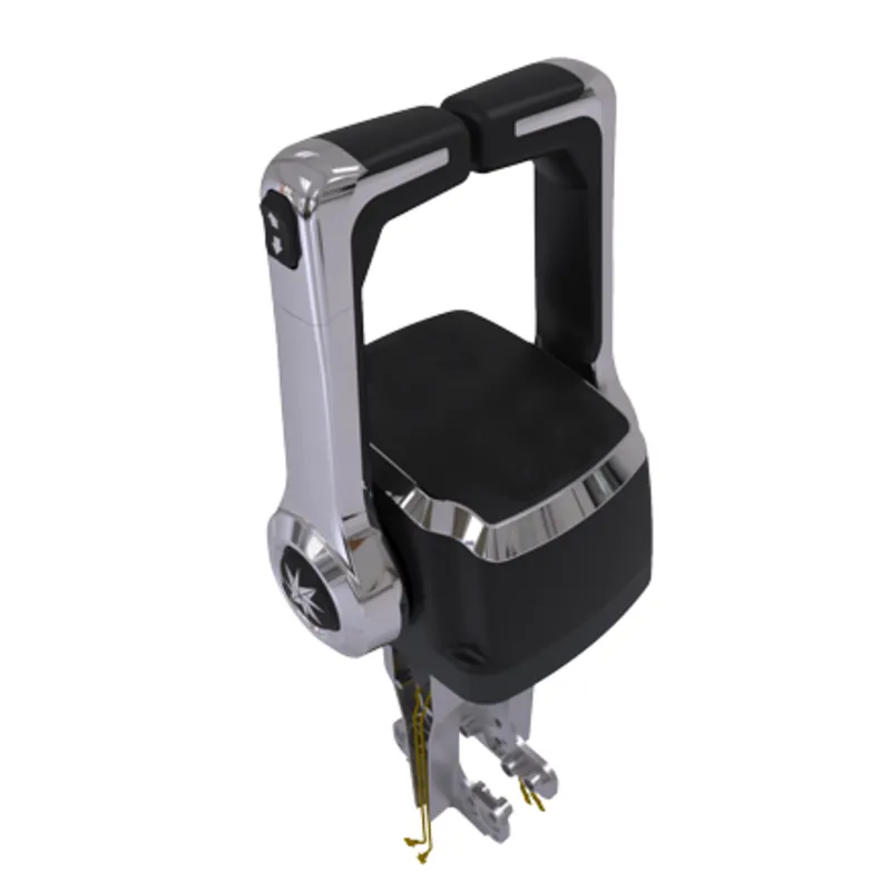 Seastar Xtreme Dual Schaltkasten Topmontage, Chrome mit Trimmschalter