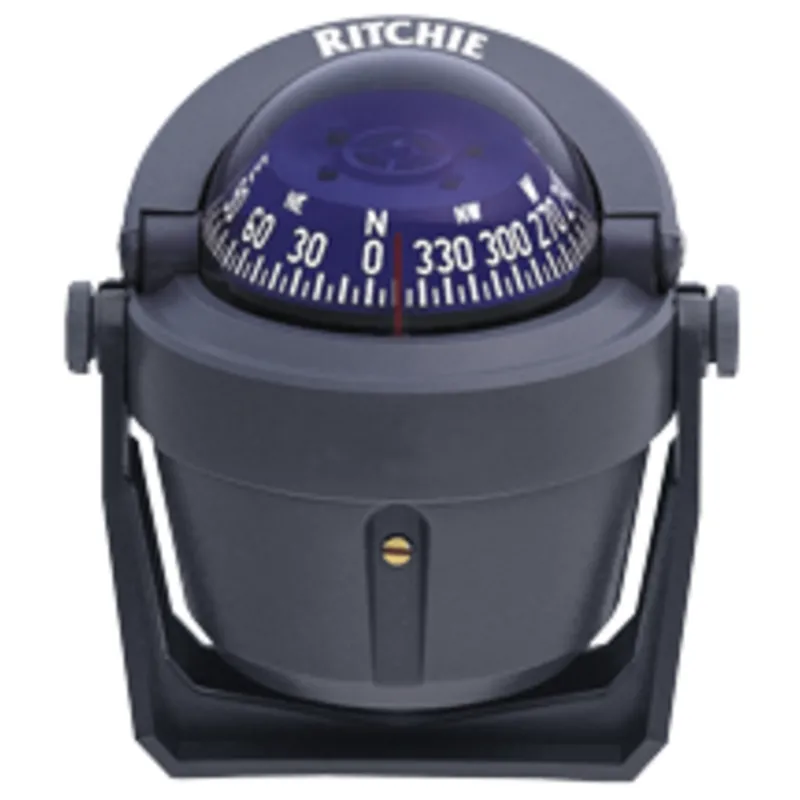 Ritchie Kompass Modell 'Explorer B-51g', 12v, Bügelkompass, Rose Ø69,9mm/5°, Grau