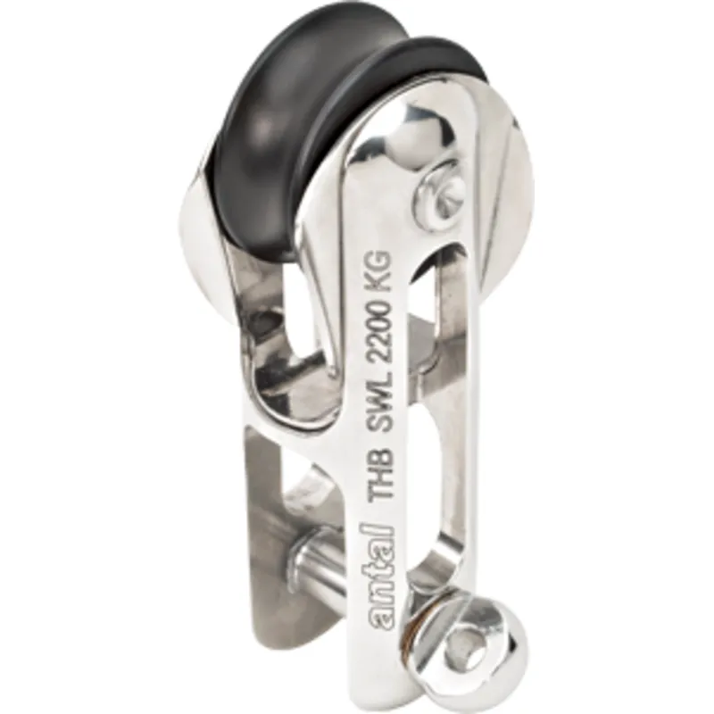 Antal Niro 'Nitronic 50' Twin Halyard Blöcke, Leine Ø12-14mm, Arbeitslast 3500kg