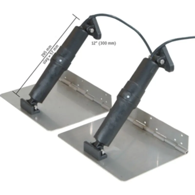 Elektrisches Trimmklappensystem 9"X24" mit Automatic Leveling Control; 2 Steuerstände