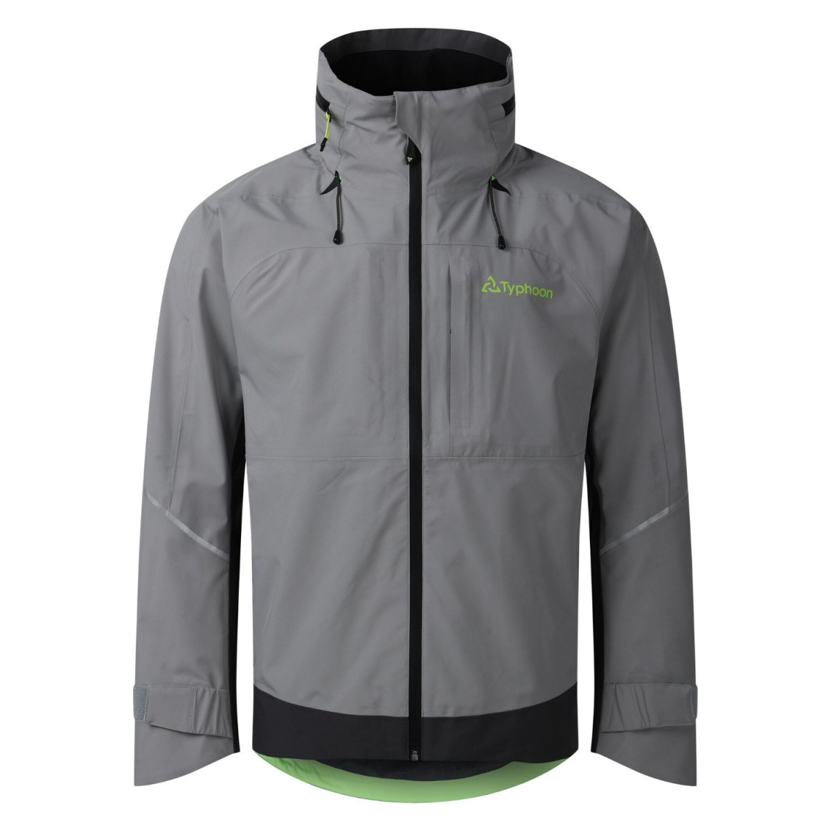 Typhoon Performance Coastal Jacke Grau/Grün Gr. XXL