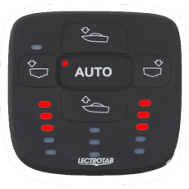 Elektrisches Trimmklappensystem 9"X24" mit Automatic Leveling Control; 2 Steuerstände