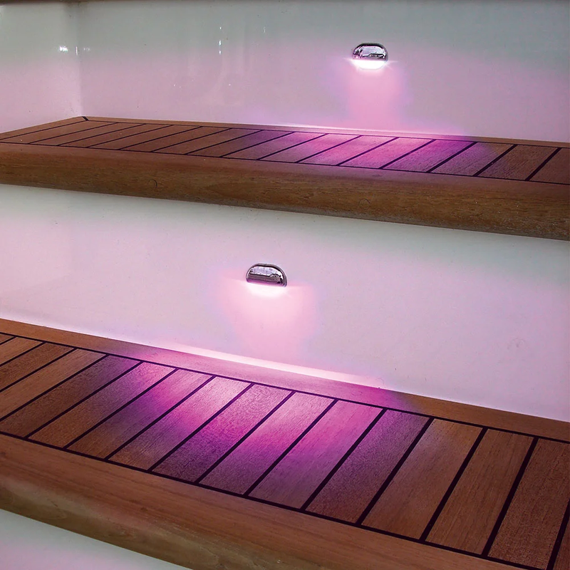 Hella Apelo RGB Orientierungsleuchte, weiss Kunststoff, 12/24VDC, IP67