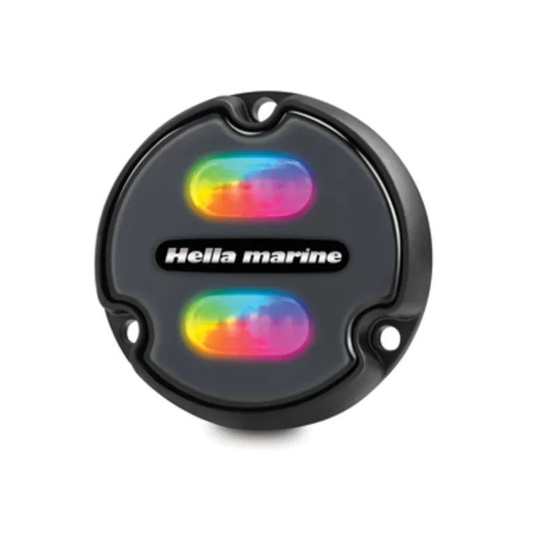 Hella Unterwasserbeleuchtung Apelo A1, 15W, Rgb Multi Color, 1800 Lumen, 2.5m Kabel, IP68/69, Front weiss