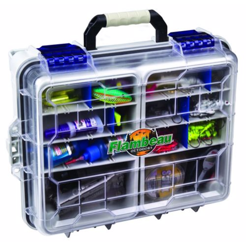 Flambeau Wasserdichter Organizer 3000WPBC inkl. 2 Köderboxen - 37.8x29.5x18.1cm