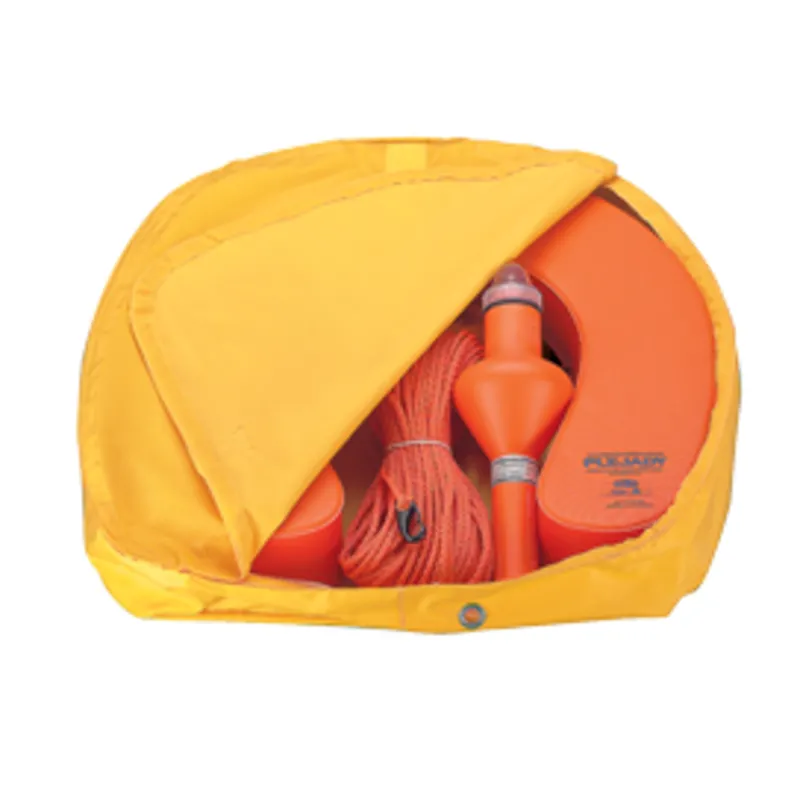 Sicherheitssatz 'Polaris', Inkl. Hufeisen-Rettungskragen, Rettungslicht, 30m Leine, Behälter mit Halterung