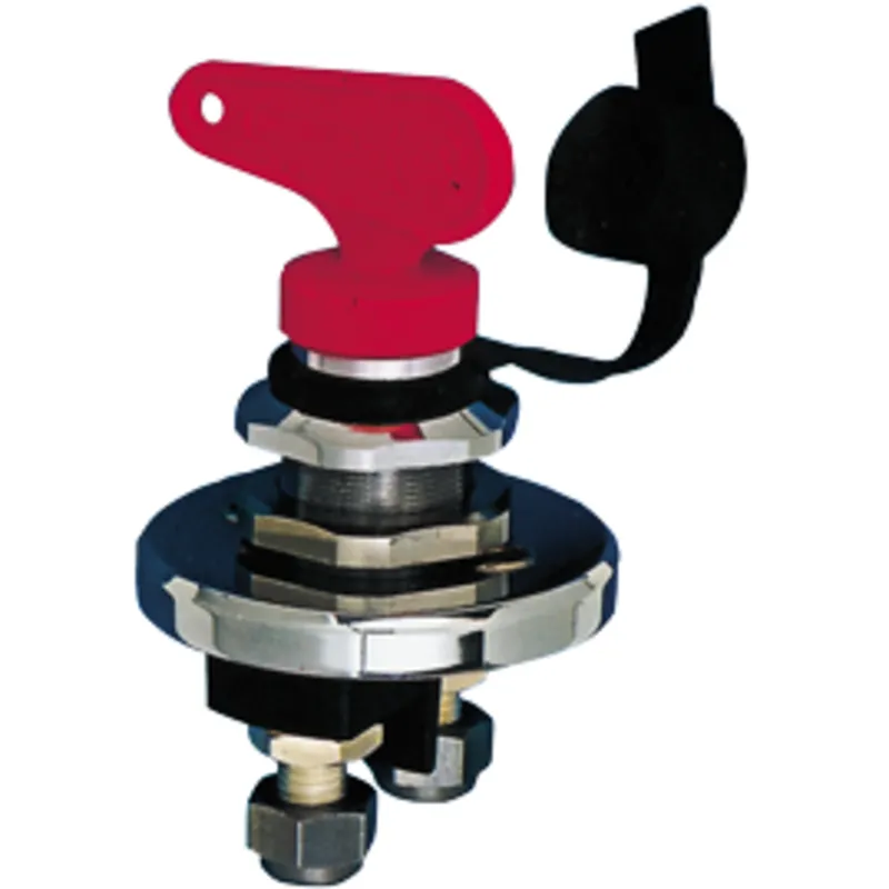 Hauptschalter, Messing Verchromt, 140a Dauerleistung