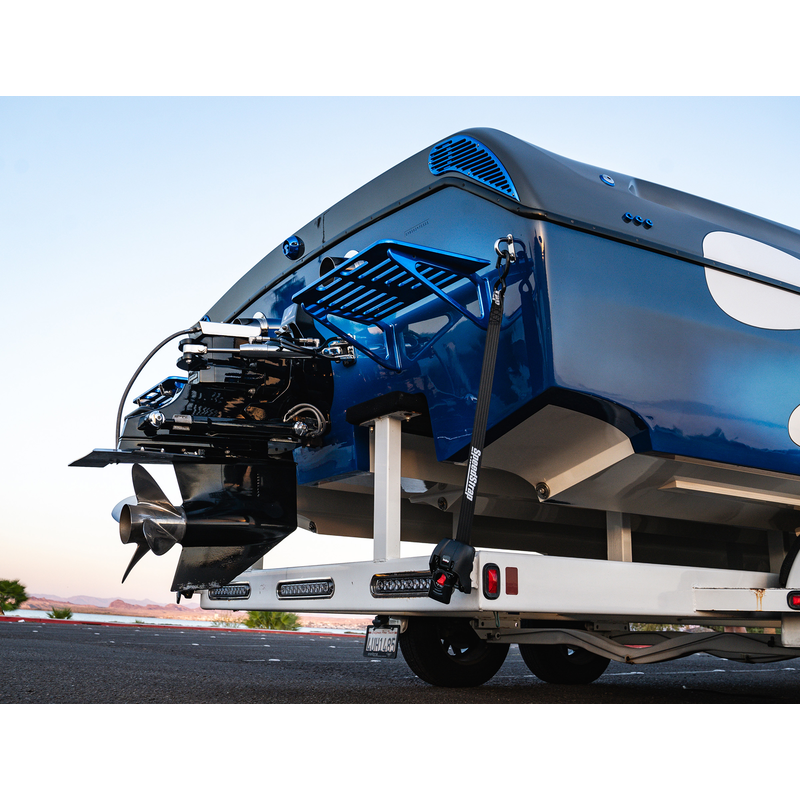 Speedstrap Stahl-Spanngurte, automatisch aufrollbar, mit Snap S-Haken (2er-Pack)