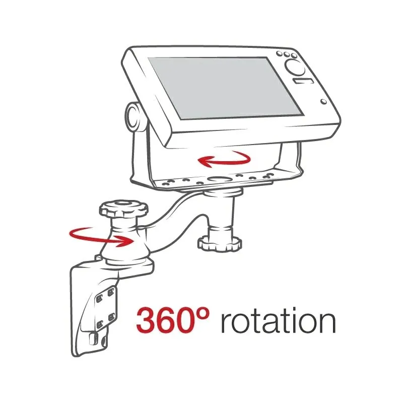 Ram Mount RAM-109VU Schwenkarm Gerätehalterung Vertikal