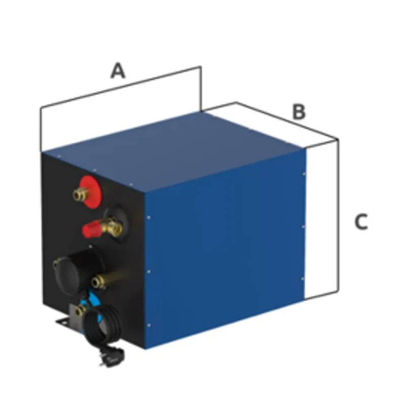 Basis Schiffsboiler, Rund, 850w/22l, Gewicht 13kg