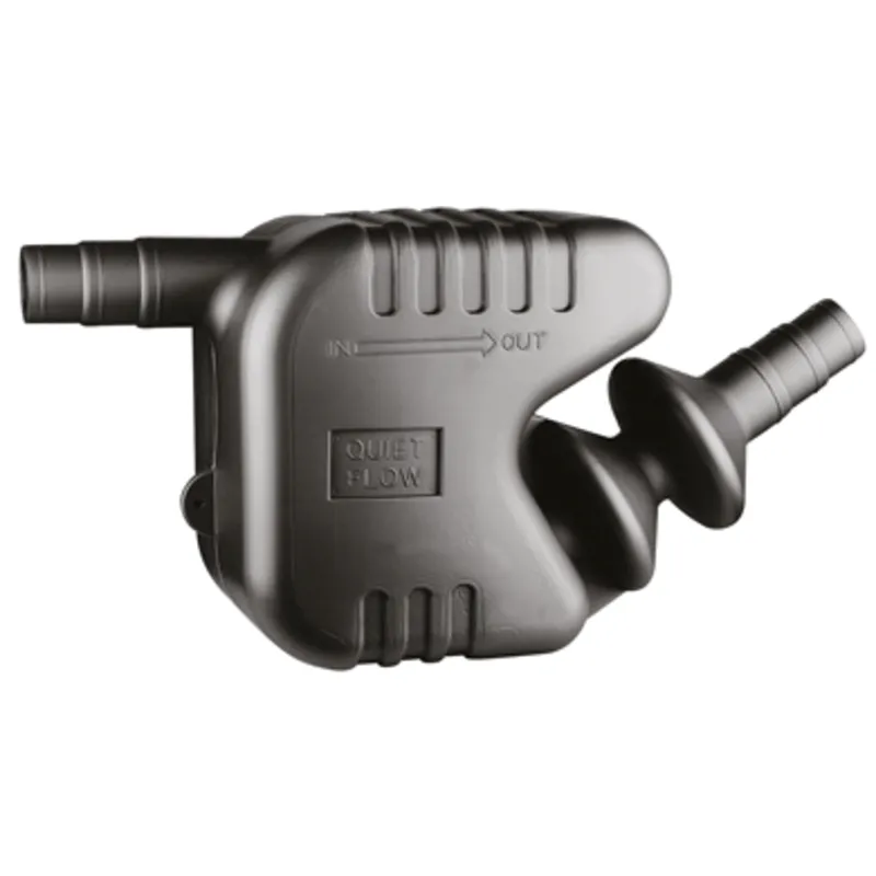 Kunststoff Wassersammler/Schalldämpfer, Schlauchanschluß Ø55/60/65mm, Inhalt 20l, Kapazität 115ps