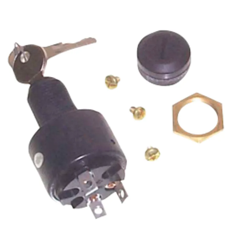 Sierra Polyester Zündschloß, 3-Positionen, Off-Run-Start (Dauernd), Max. Wanddicke 16mm, 3-Polig