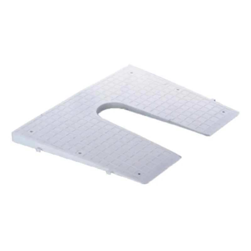 Heckspiegelschutzplatte, 450x360mm, Weiß