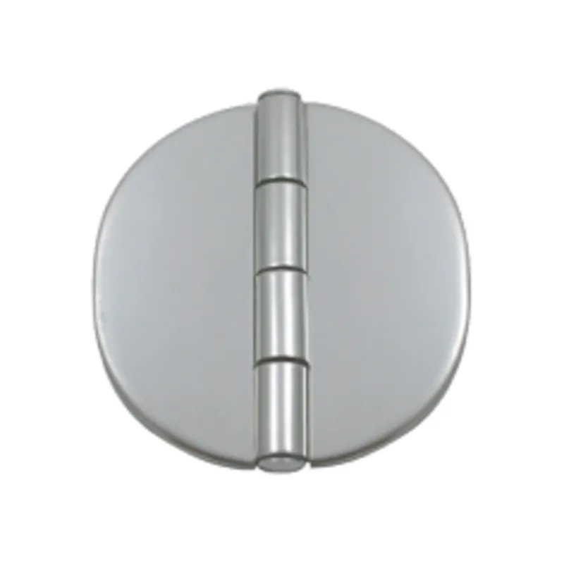 Niro Scharnier mit Abdeckung für Schranktüre, 64,7x64,7x2mm