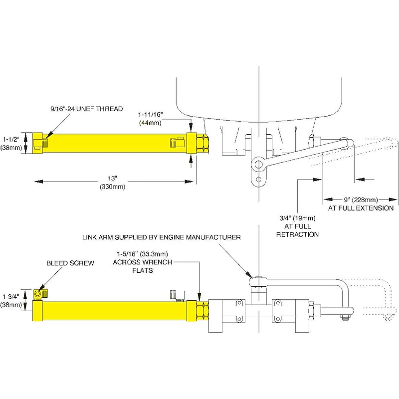 Seastar Hydraulischer Outboard- Steuerung/Seitenmontage, 2 Motoren
